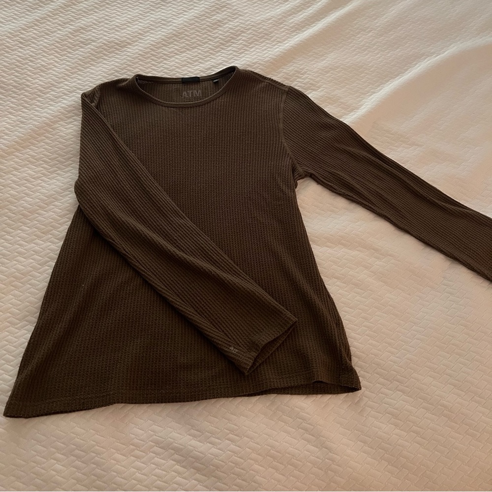 Cotton long sleeve ATM light sweater